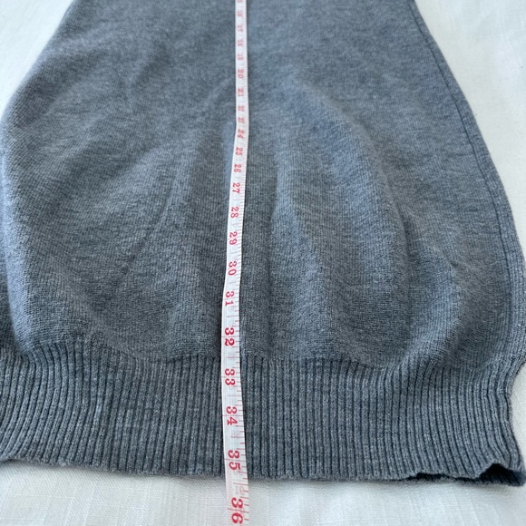 Alice + Olivia Employed Charcoal Knit Bodycon Dress - Picture 9 of 10